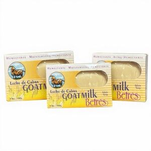 Betres moisturizing cleansing goat milk leche de cabra 3.5 oz soap bars